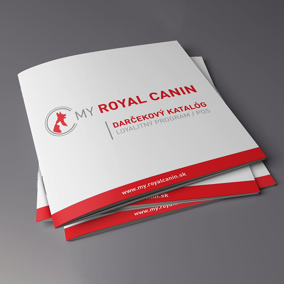 navrh loga a celkovej identity vernostneho programu Royal Canin
