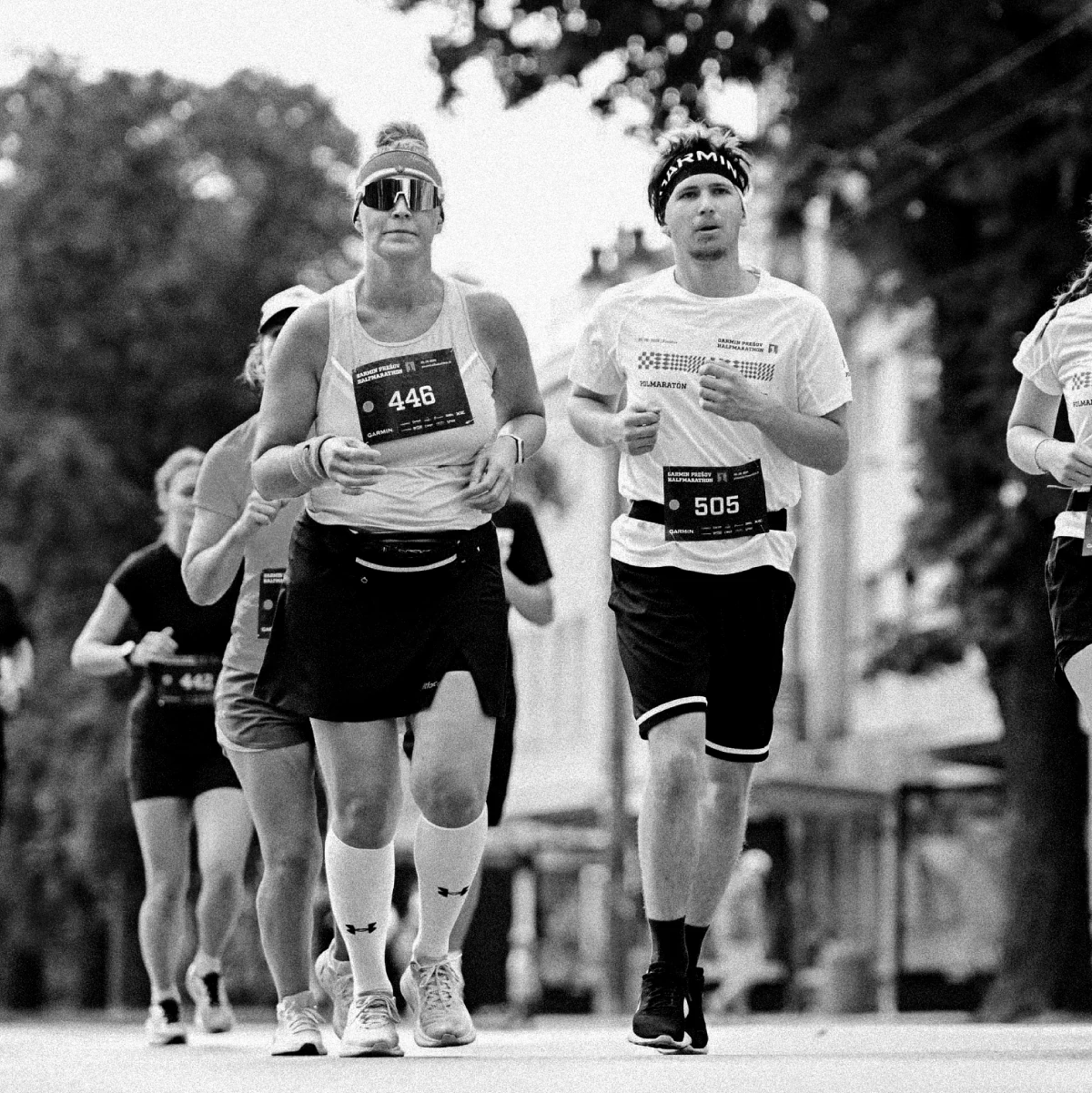 Bežci na trati počas Garmin Prešov Halfmarathon 2026